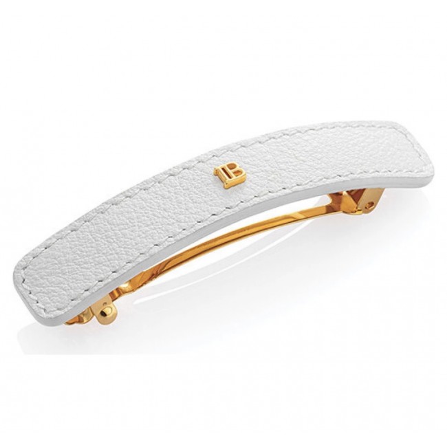 BALMAIN WHITE LEATHER LARGE...
